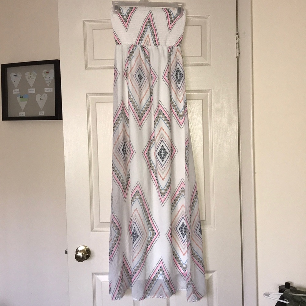 Old Navy printed maxi dress size XS